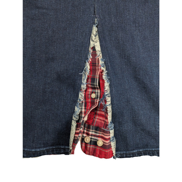 Refreshed - Ann Taylor Jeans Maxi Skirt size 14 - Picture 3 of 4